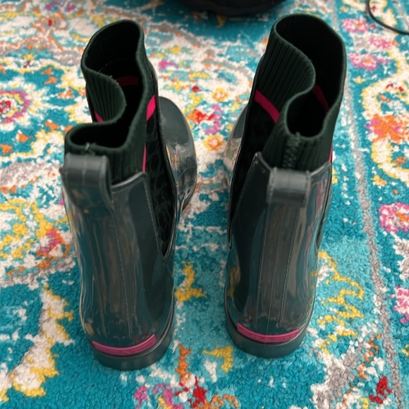 Green Coach Rain Booties size 9 - Picture 4 of 4
